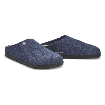 Mens Zermett Shearling Slipper - Dark Blue