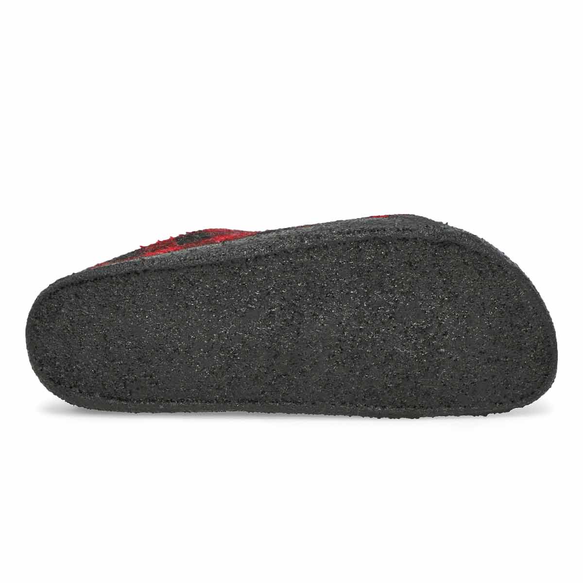 Women's Zermatt Shearling Lined Narrow Slipper - Red Plaid