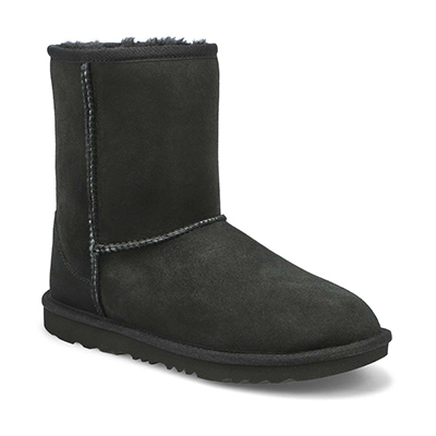 Grls Classic II Sheepskin Boot - Black