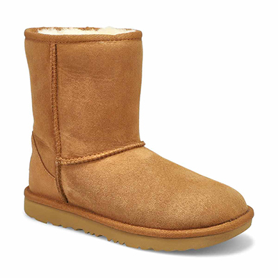 Grls Classic II Sheepskin Boot - Chestnut