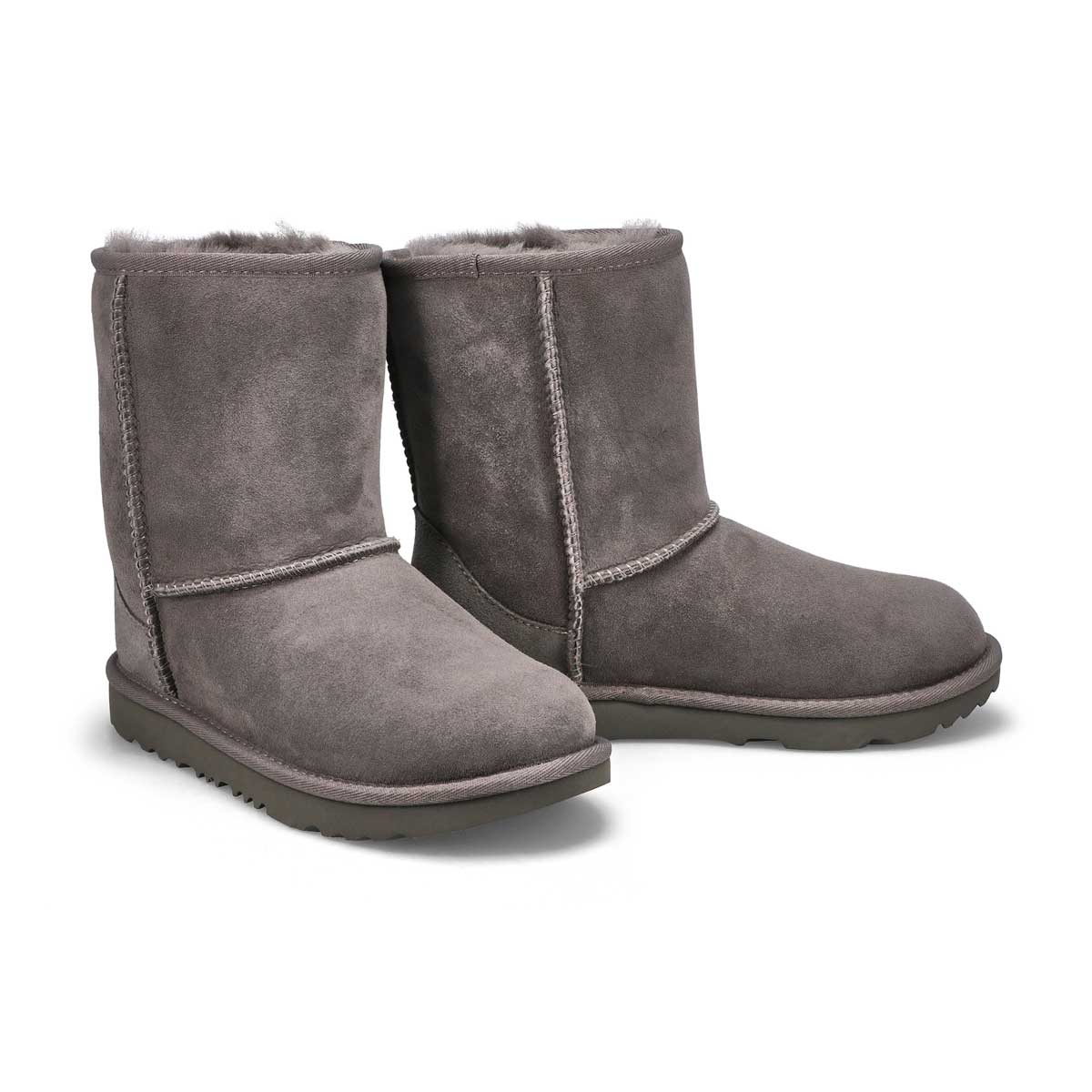 Botte en peau de mouton CLASSIC II, gris, filles