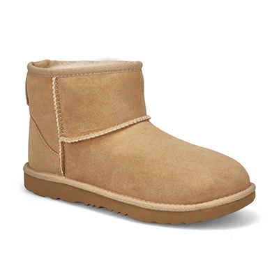 Grls Classic Mini II Sheepskin Boot - Sand