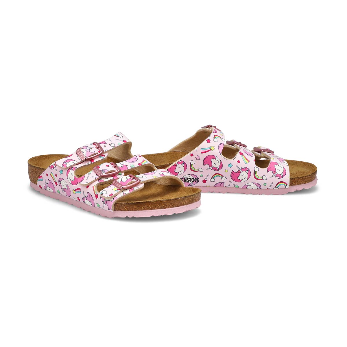 Sandales étroites FLORIDA BF, licorne rose, filles