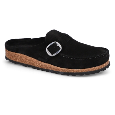 Lds Buckley Cork Footbed Clog - Black