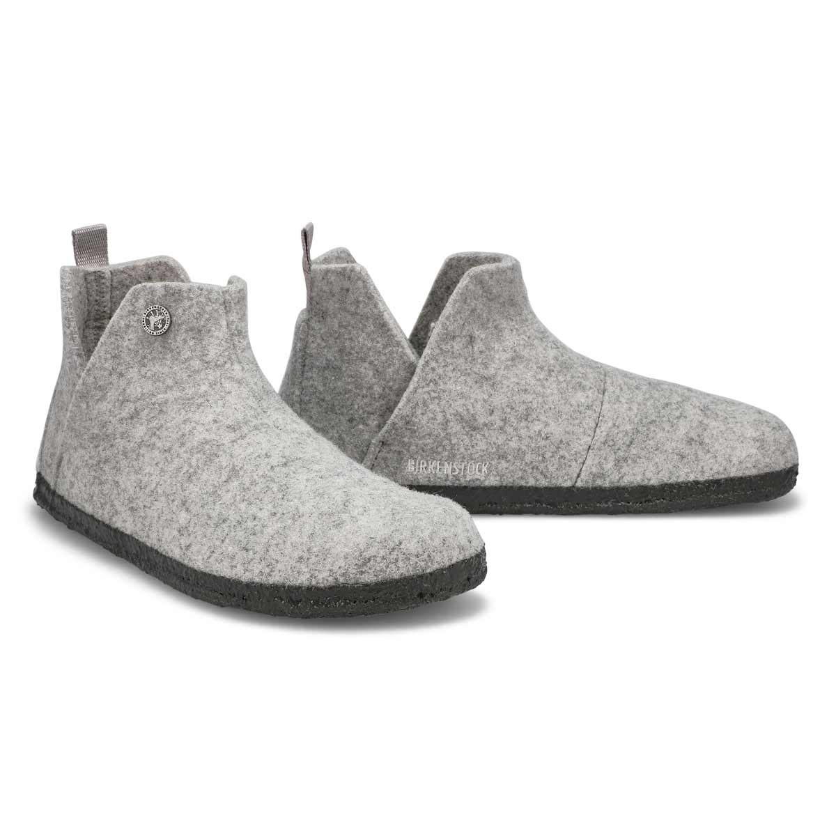 Women's Andermatt Shearling Narrow Slipper - Light Grey