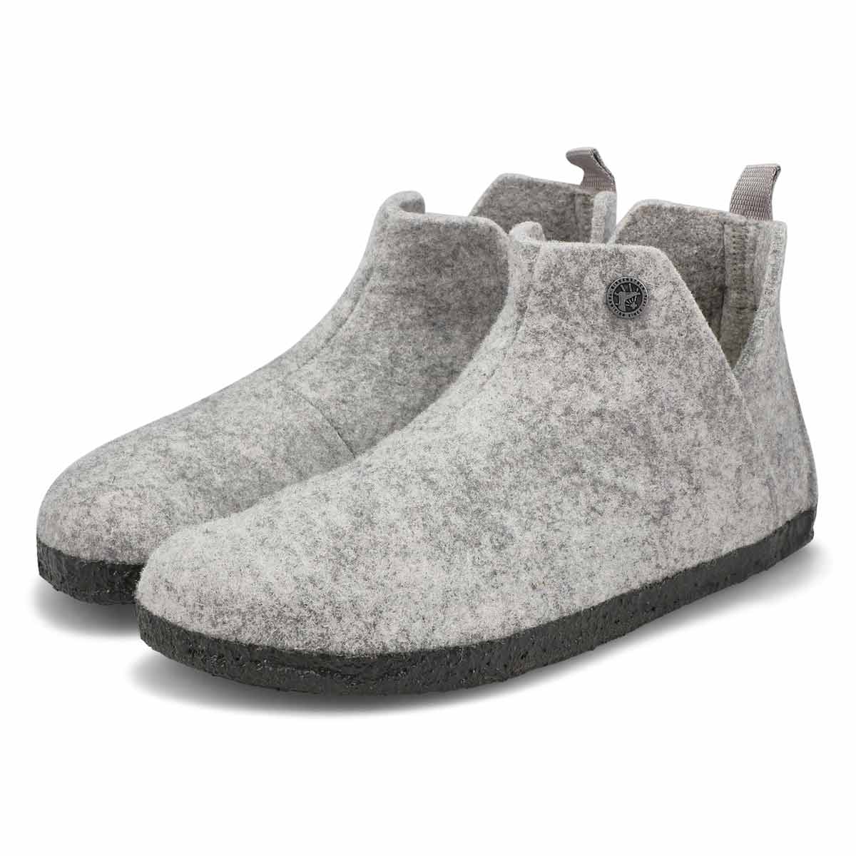 Women's Andermatt Shearling Narrow Slipper - Light Grey