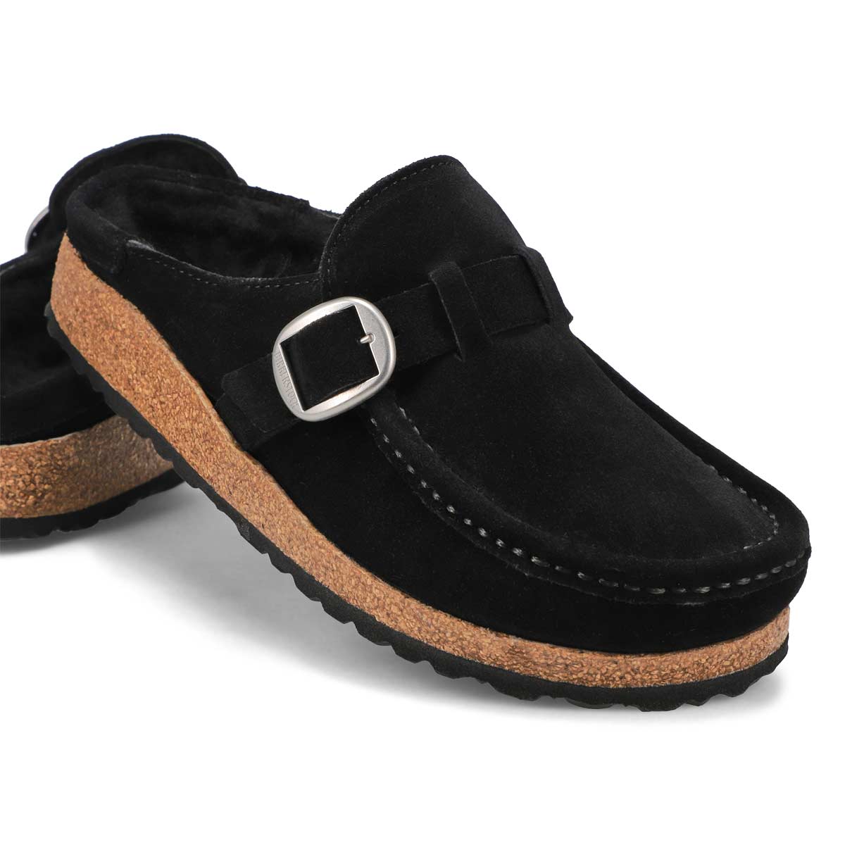 Sabot étroit BUCKLEY SHEARLING, noir, femmes