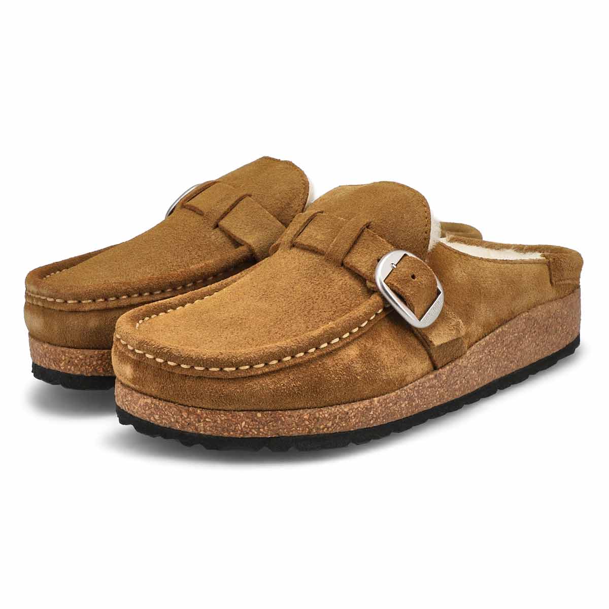 Sabot étroit BUCKLEY SHEARLING, thé, femmes