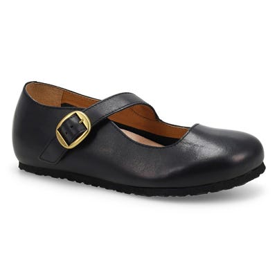 Lds Tracy Leather Mary Jane - Black