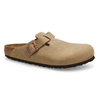 Men's Boston Oiled Leather Casual Clog - Tobacco