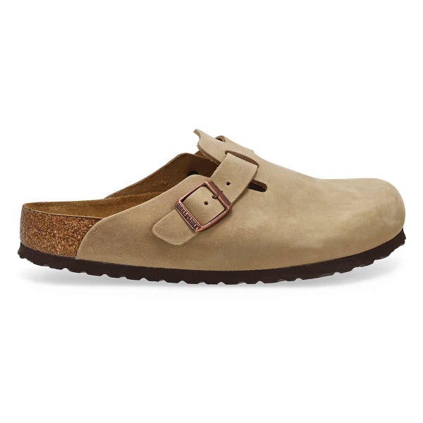 Women's Boston Oiled Leather Casual Clog - Tobacco