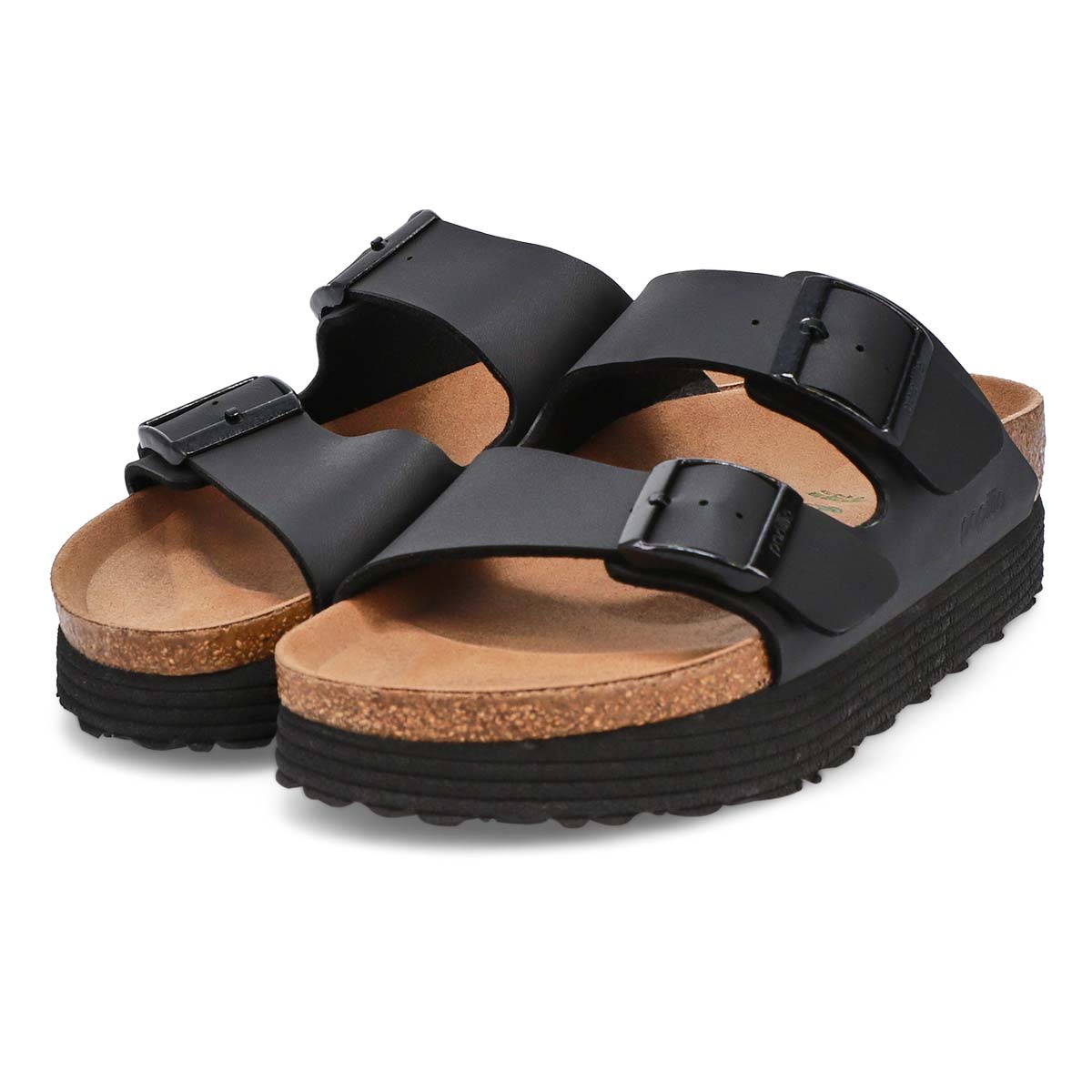 Birkenstock Women's Arizona Vegan Narrow Sand | SoftMoc.com