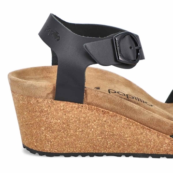 Women's Soley Narrow Wedge Sandal - Black