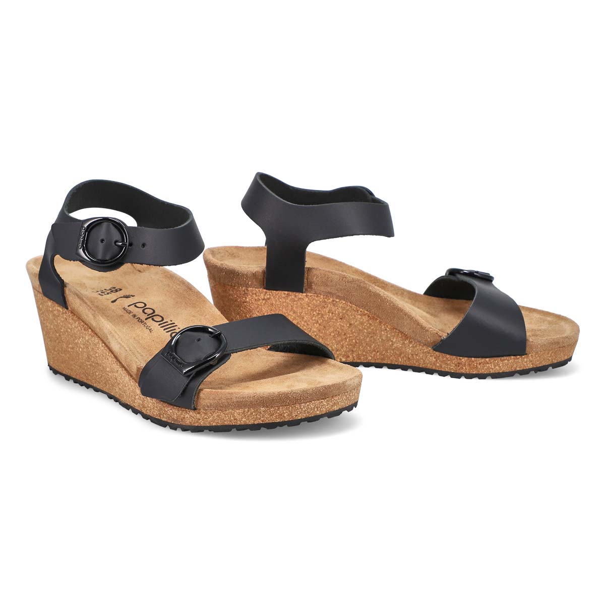 Women's Soley Narrow Wedge Sandal - Black