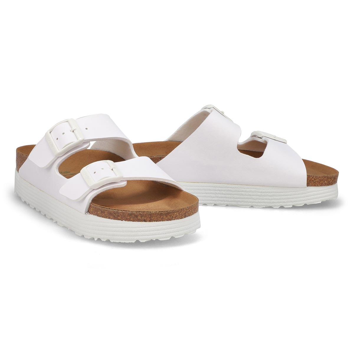 Birkenstock Women's Arizona Vegan Platform 2- | SoftMoc.com