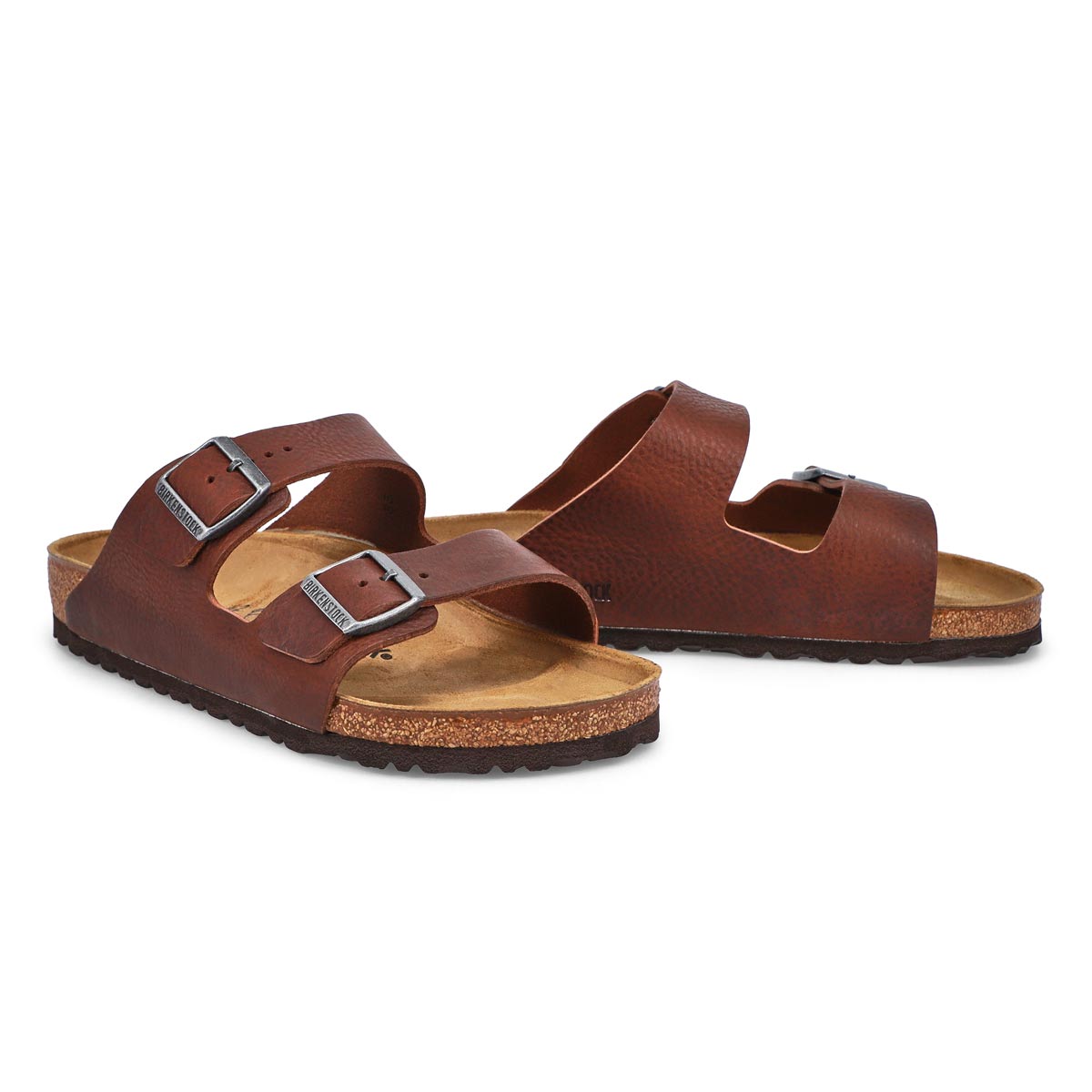 Sandale en cuir ARIZONA LTR, brun, hommes