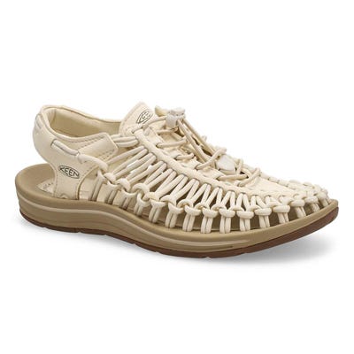 Lds Uneek 2 Cord Sandal - White Cap/Cornstalk