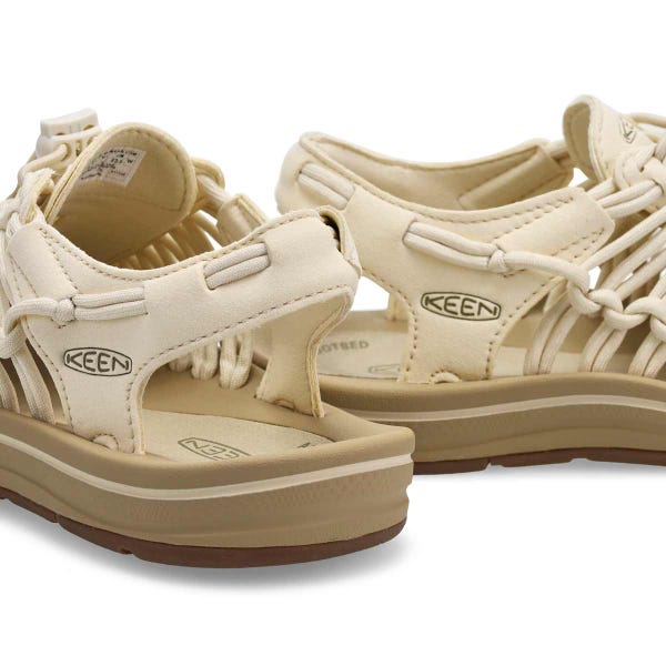 Women's Uneek 2 Cord Sandal - White Cap/Cornstalk
