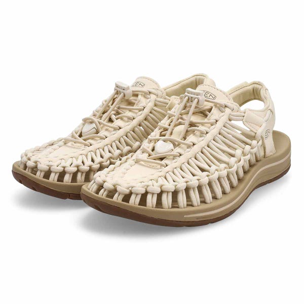 Women's Uneek 2 Cord Sandal - White Cap/Cornstalk