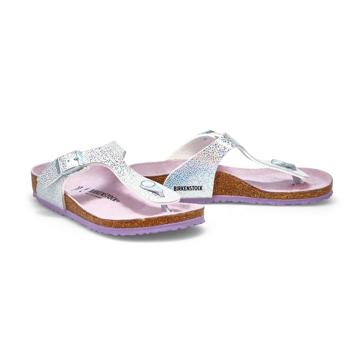 Girls' Gizeh Narrow Sandal - Disco Ball