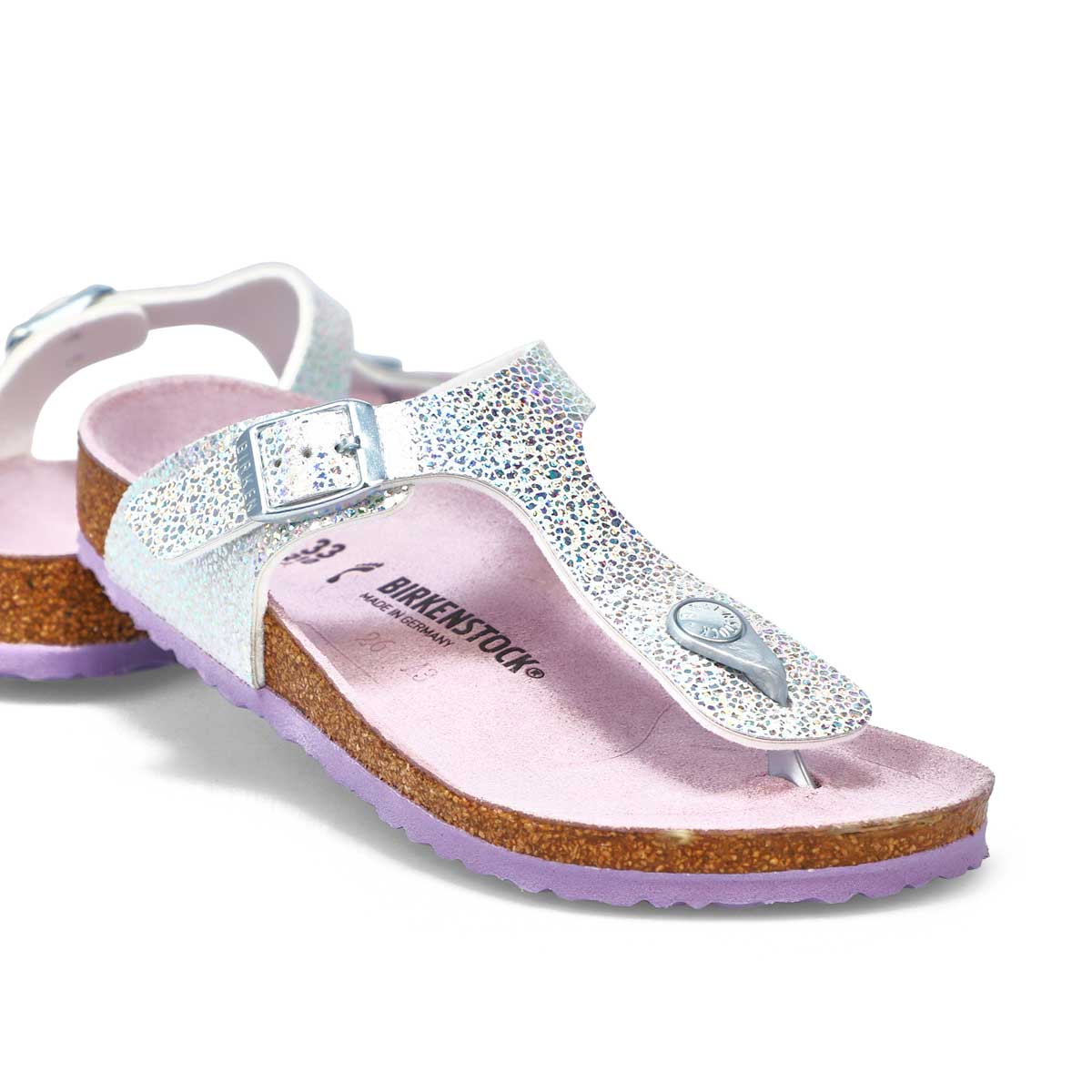 Girls' Gizeh Narrow Sandal - Disco Ball