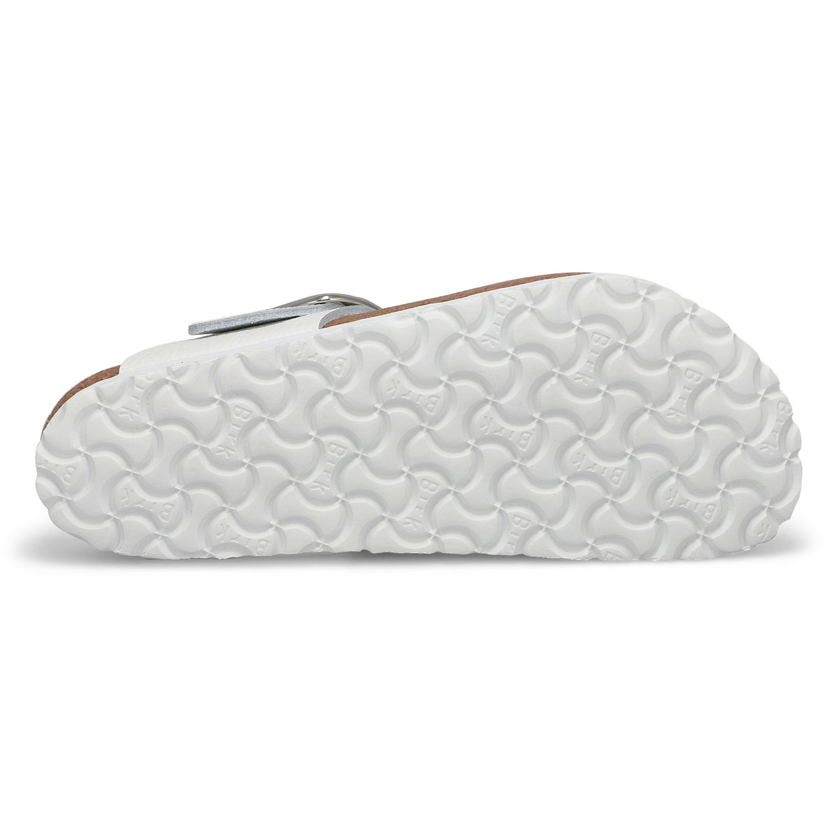 Women's Gizeh Big Buckle Leather Thong Sandal - White