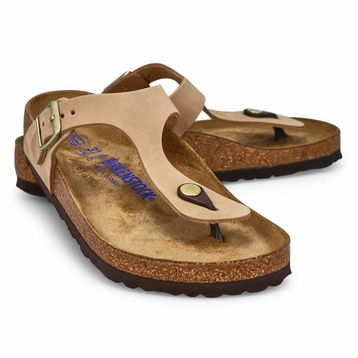Women's  Gizeh Soft Footbed Thong Sandal - Sandcas