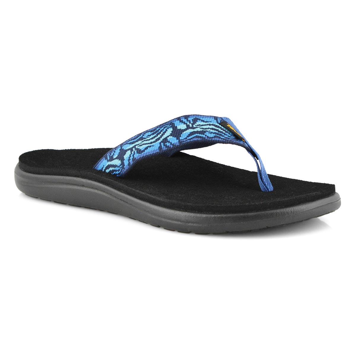 Teva Women's Voya Flip Sandal - Minoa Black I | SoftMoc.com