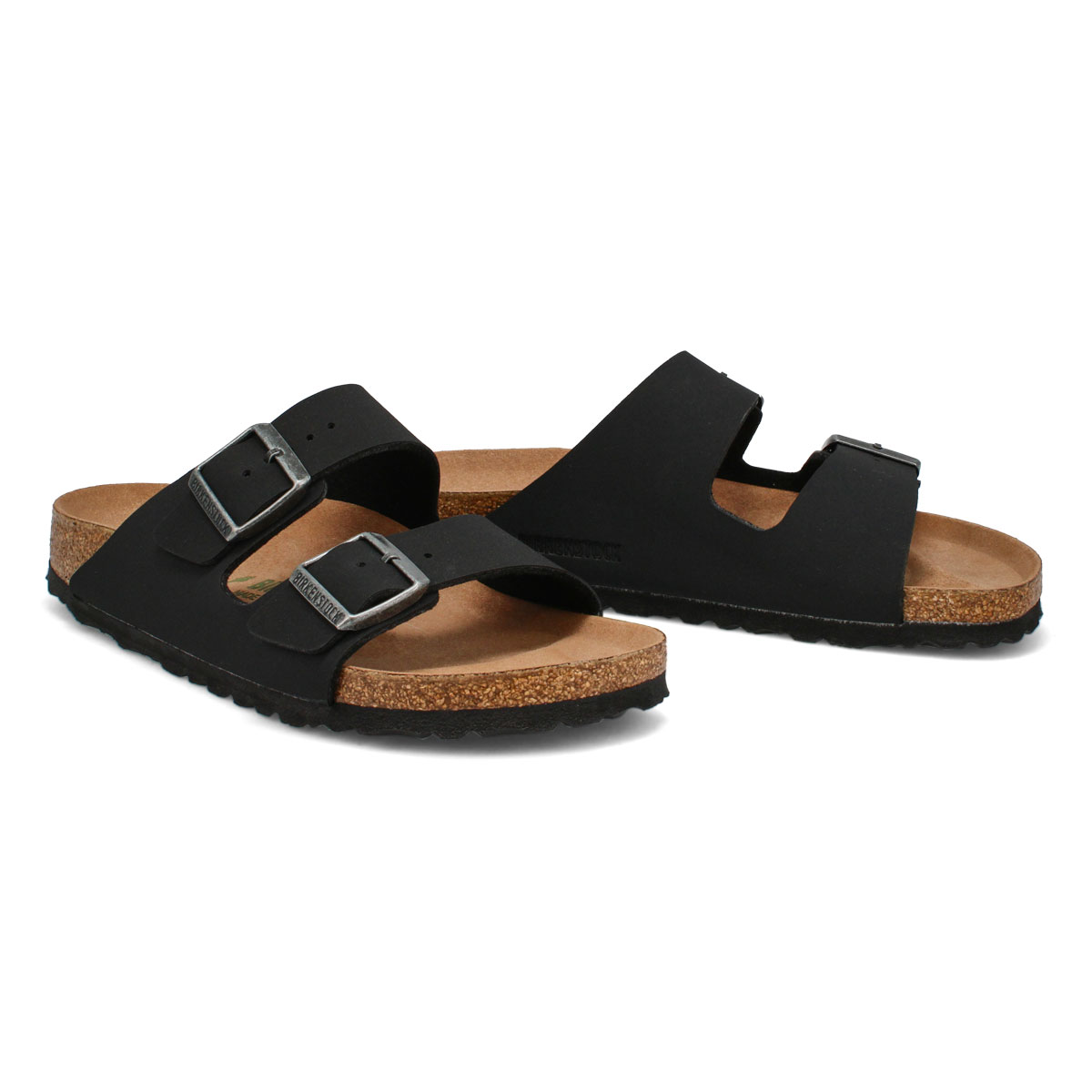 Women's Arizona Vegan Narrow Sandal - Black