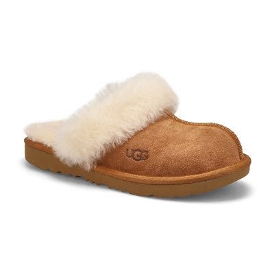 Grls Cozy II Sheepskin Slipper - Chestnut