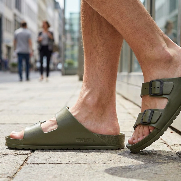 Mens' Arizona EVA 2 Strap Sandal - Khaki