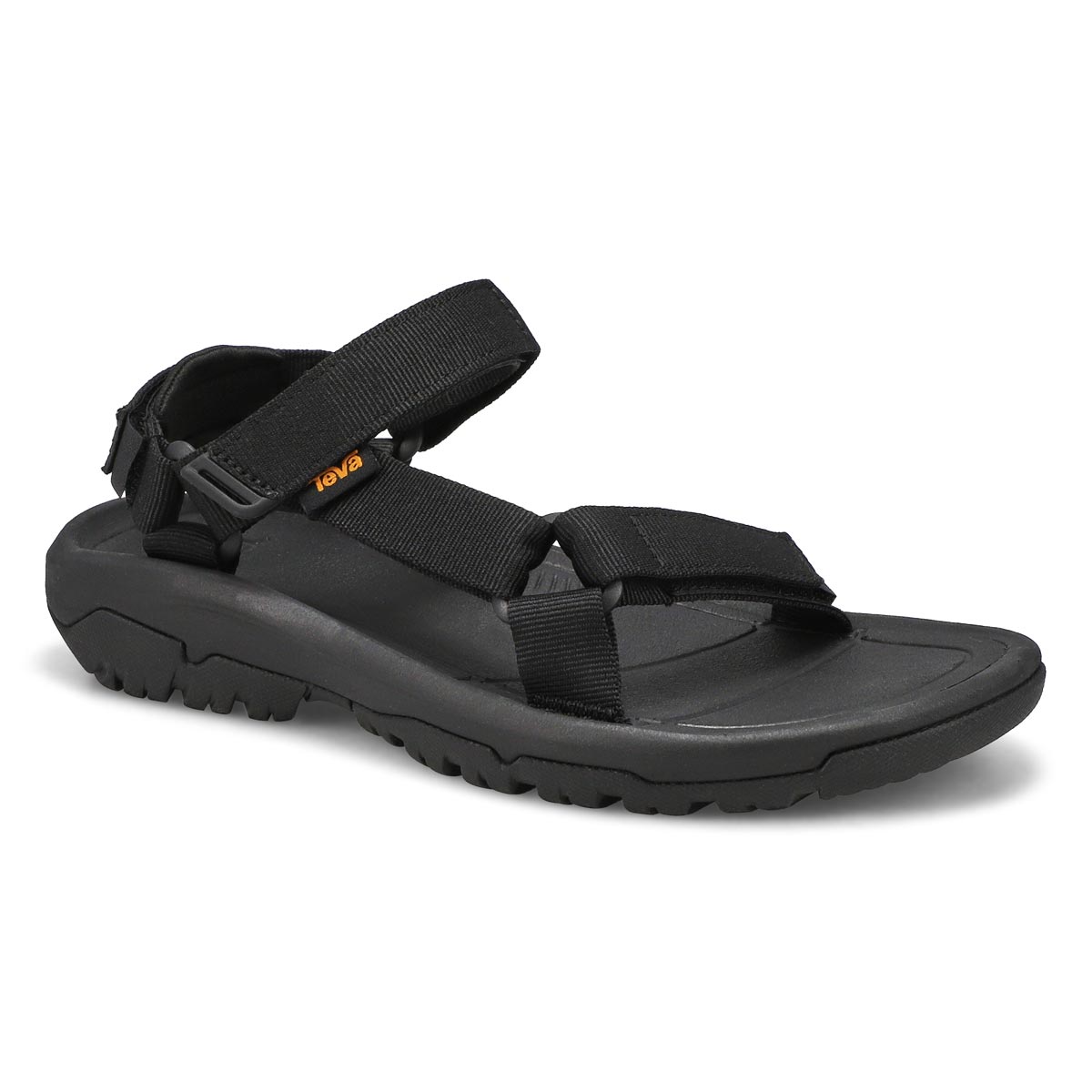 mens black leather sandals closed toe