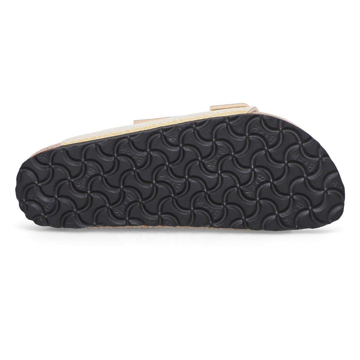 Women's Arizona Narrow Sandal-Python Eggshell/Gold