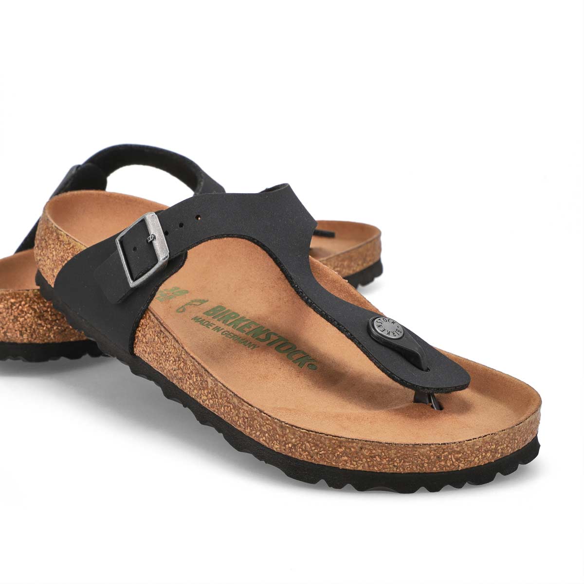 Tongs GIZEH VEGAN BF, noir, femmes