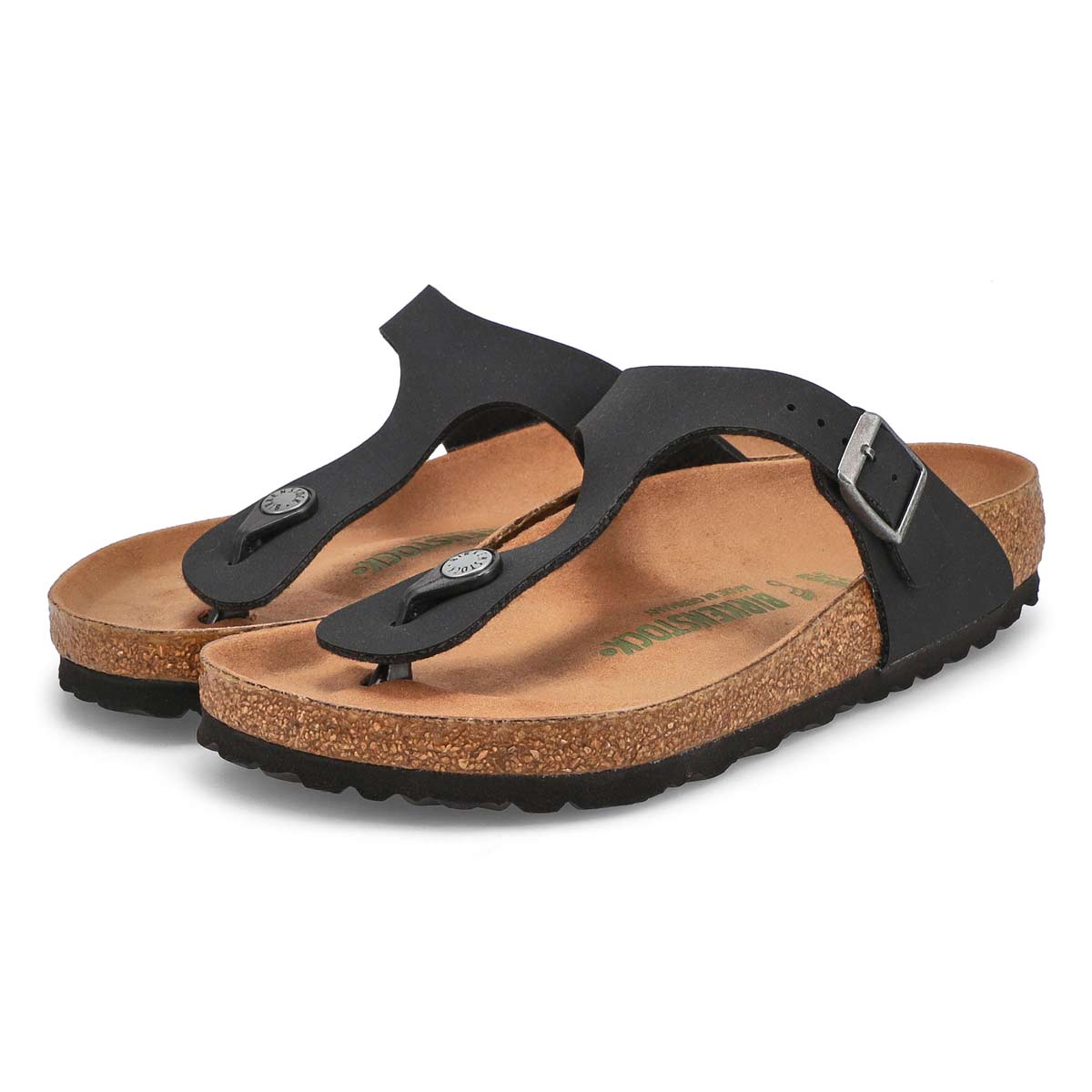 Tongs GIZEH VEGAN BF, noir, femmes