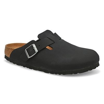 Lds Boston Vegan Casual Narrow Clog - Black