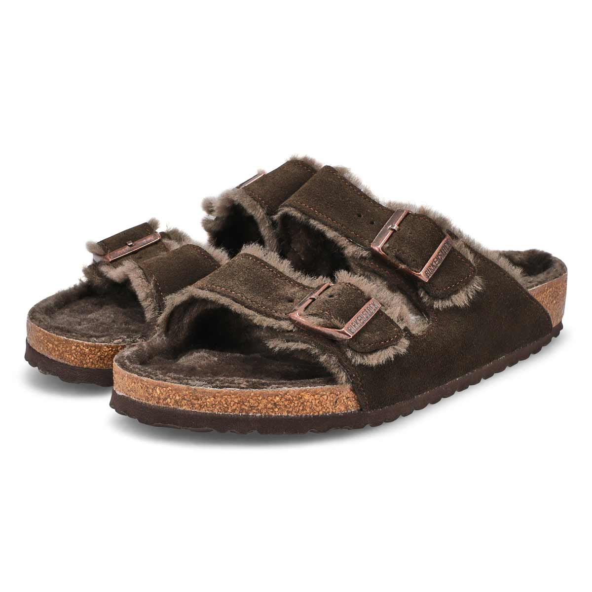 Sandale ARIZONA SHEARLING, moka, hommes