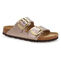 Women's Arizona Big Buckle Birko-Flor 2 Strap Narrow Sandal - Graceful Taupe