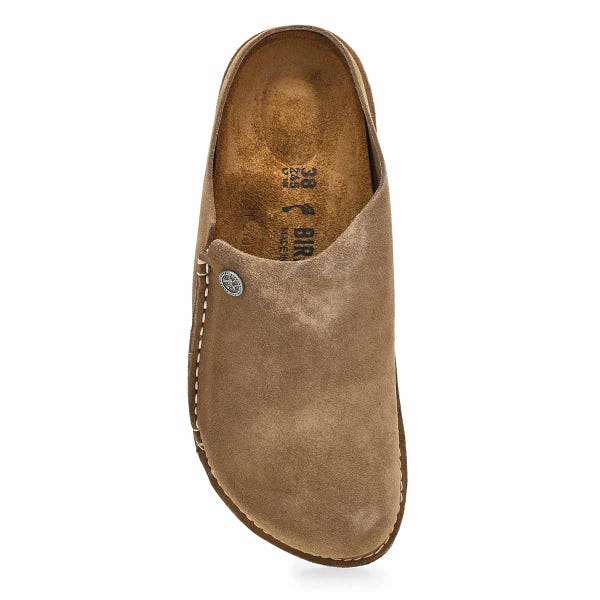 Women's Zermatt Shearling Suede Narrow Slipper - Gray Taupe