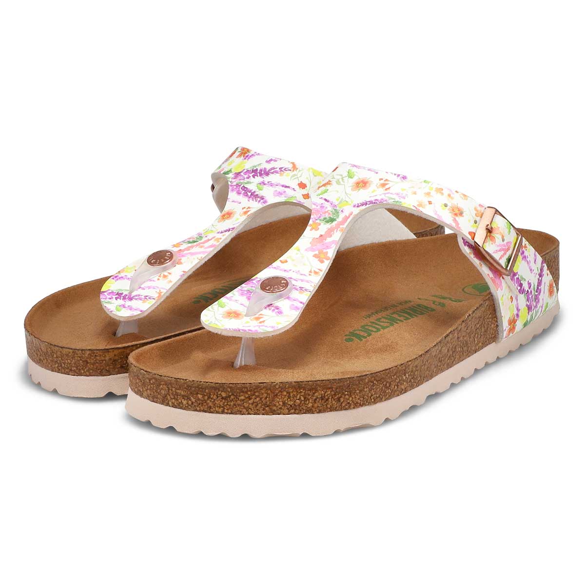 Tongs GIZEH VEGAN BF, rose pâle, femmes
