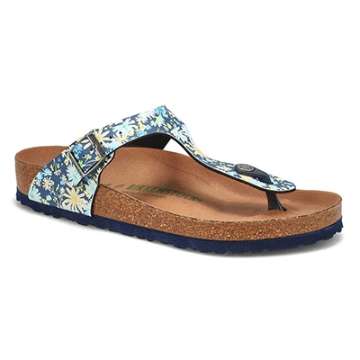 Tongs Gizeh Vegan BF, marine, femme