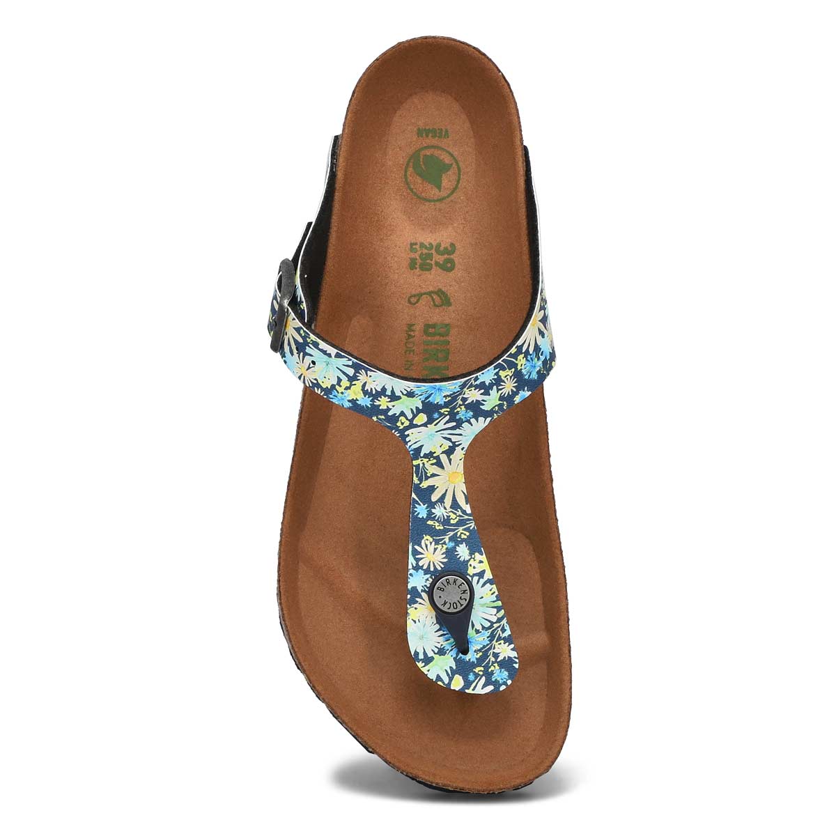 Tongs GIZEH VEGAN BF, bleu marine, femmes