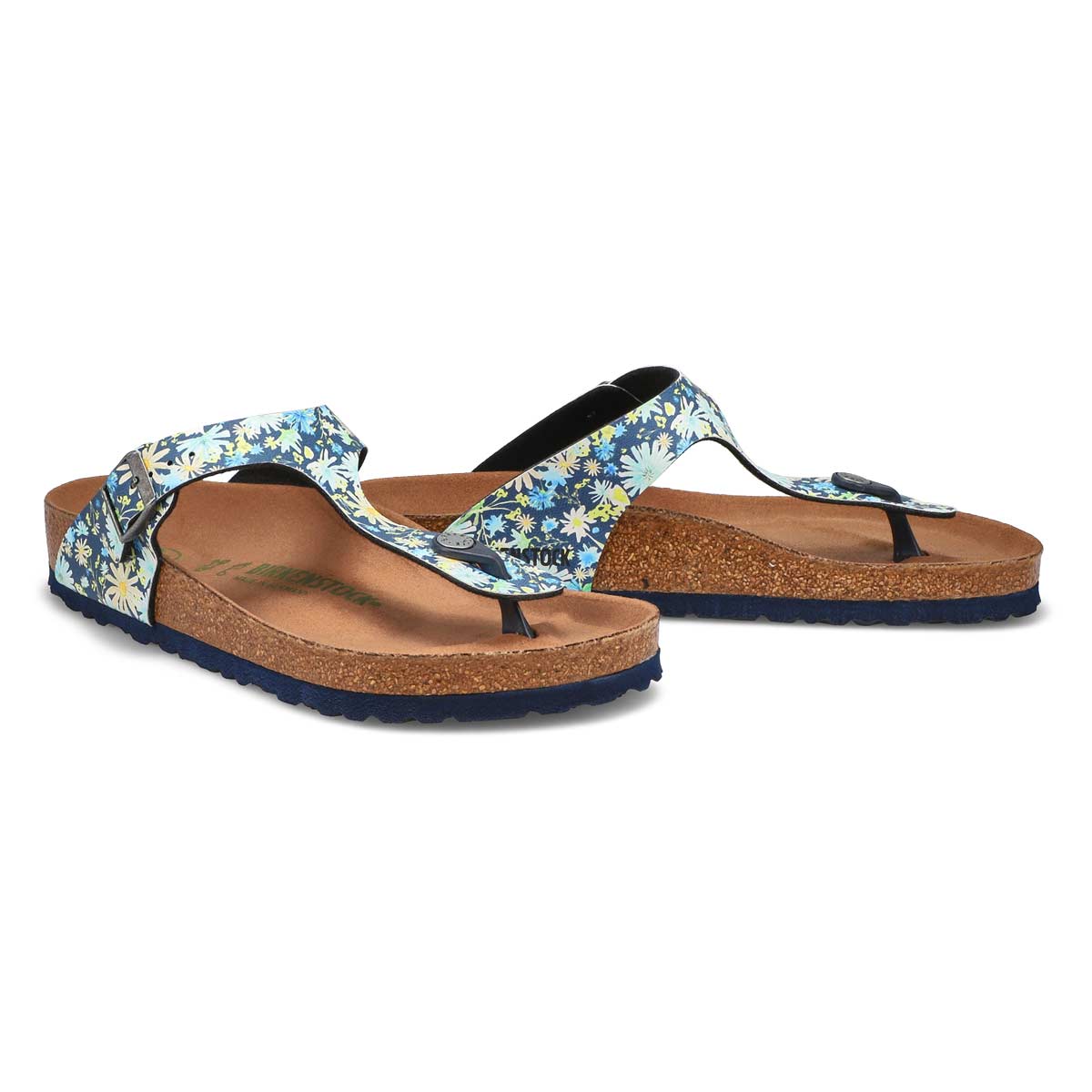 Tongs GIZEH VEGAN BF, bleu marine, femmes