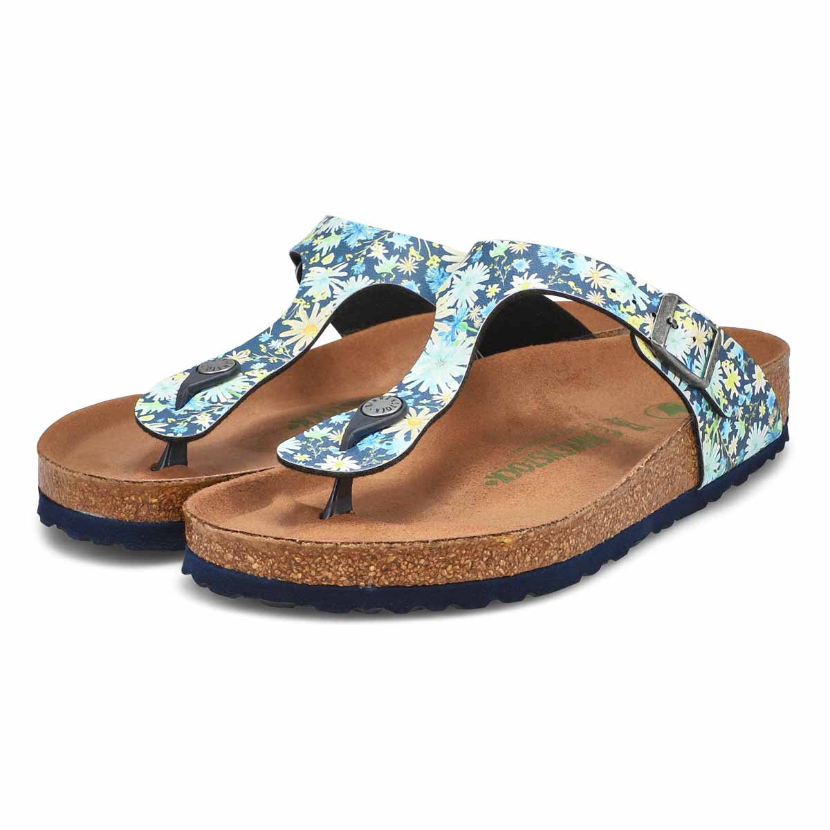 Tongs GIZEH VEGAN BF, bleu marine, femmes