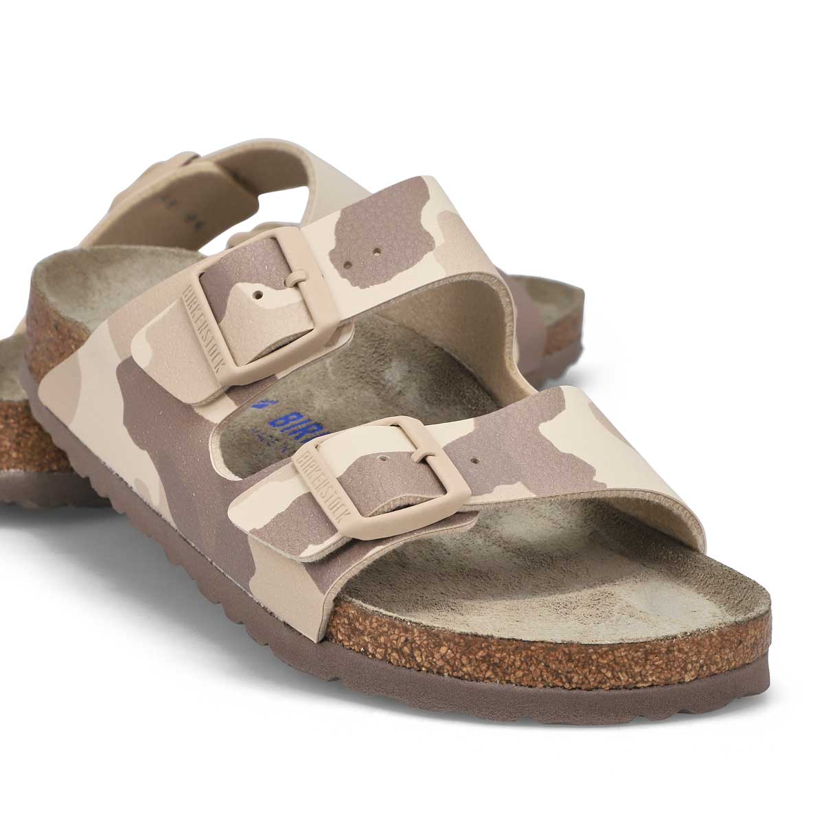 Women's Arizona Birko-Flor Narrow Sandal -Taupe Camo