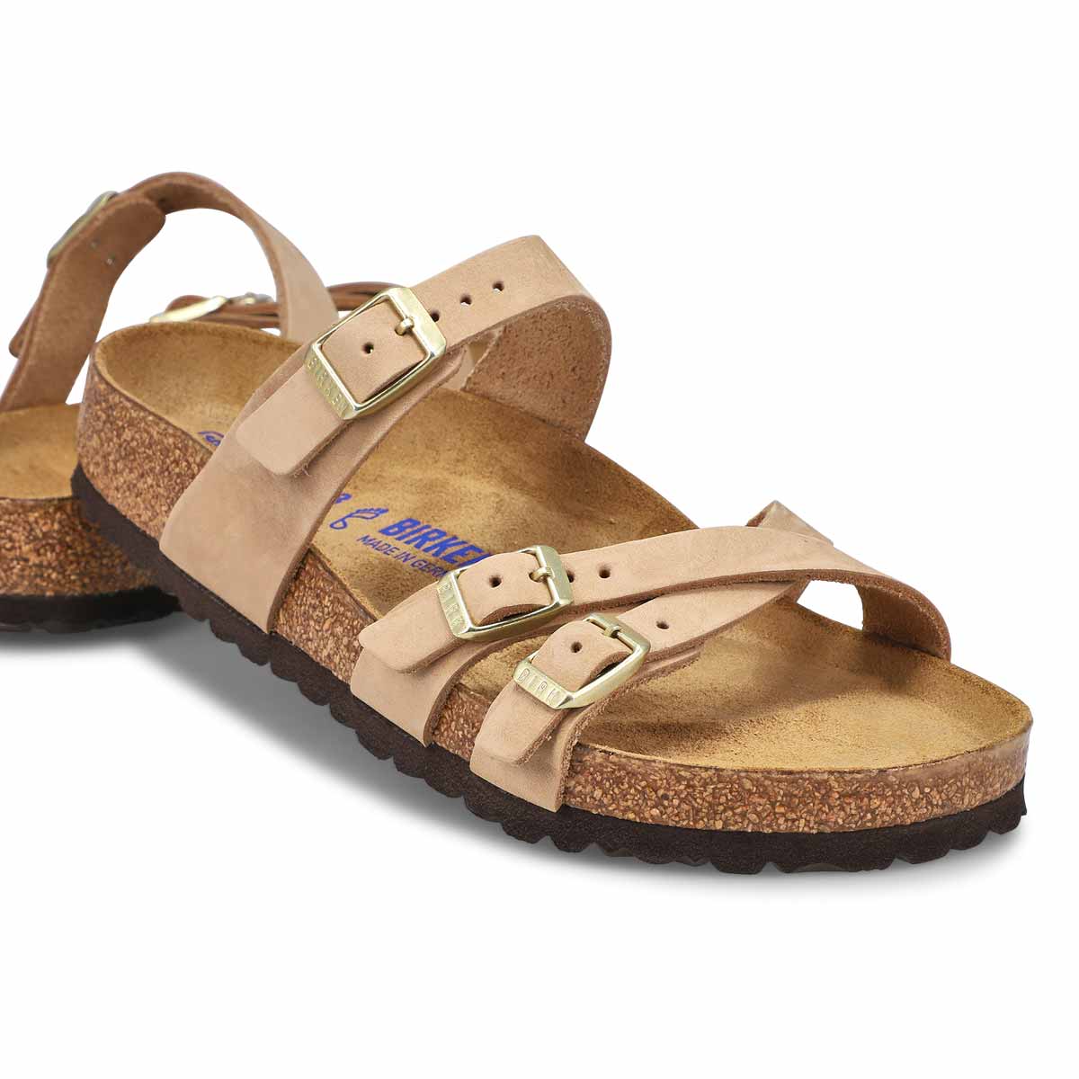 Women's Franca Soft Footbed Nubuck Sandal - Sandcastle