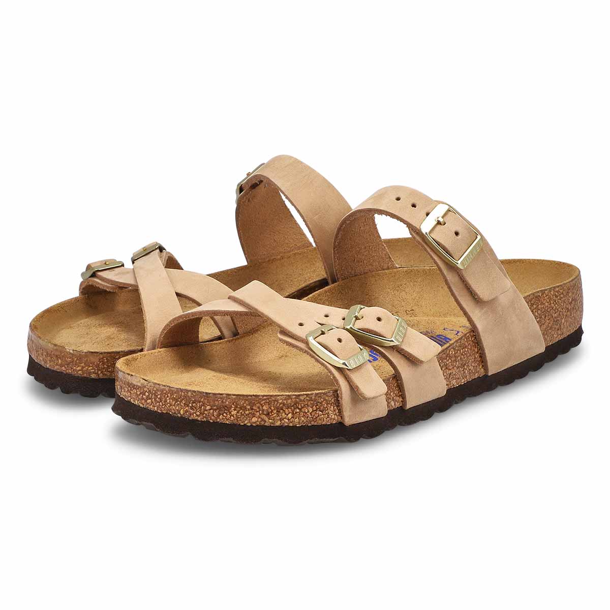 Women's Franca Soft Footbed Nubuck Sandal - Sandcastle