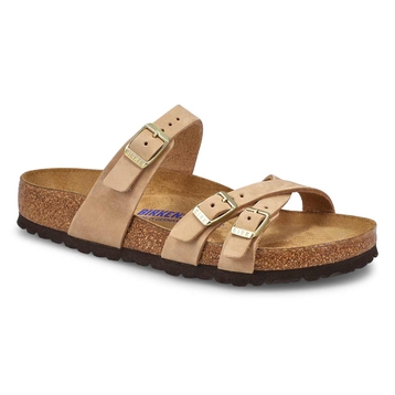 Women's Franca Soft Footbed Nubuck Sandal - Sandca