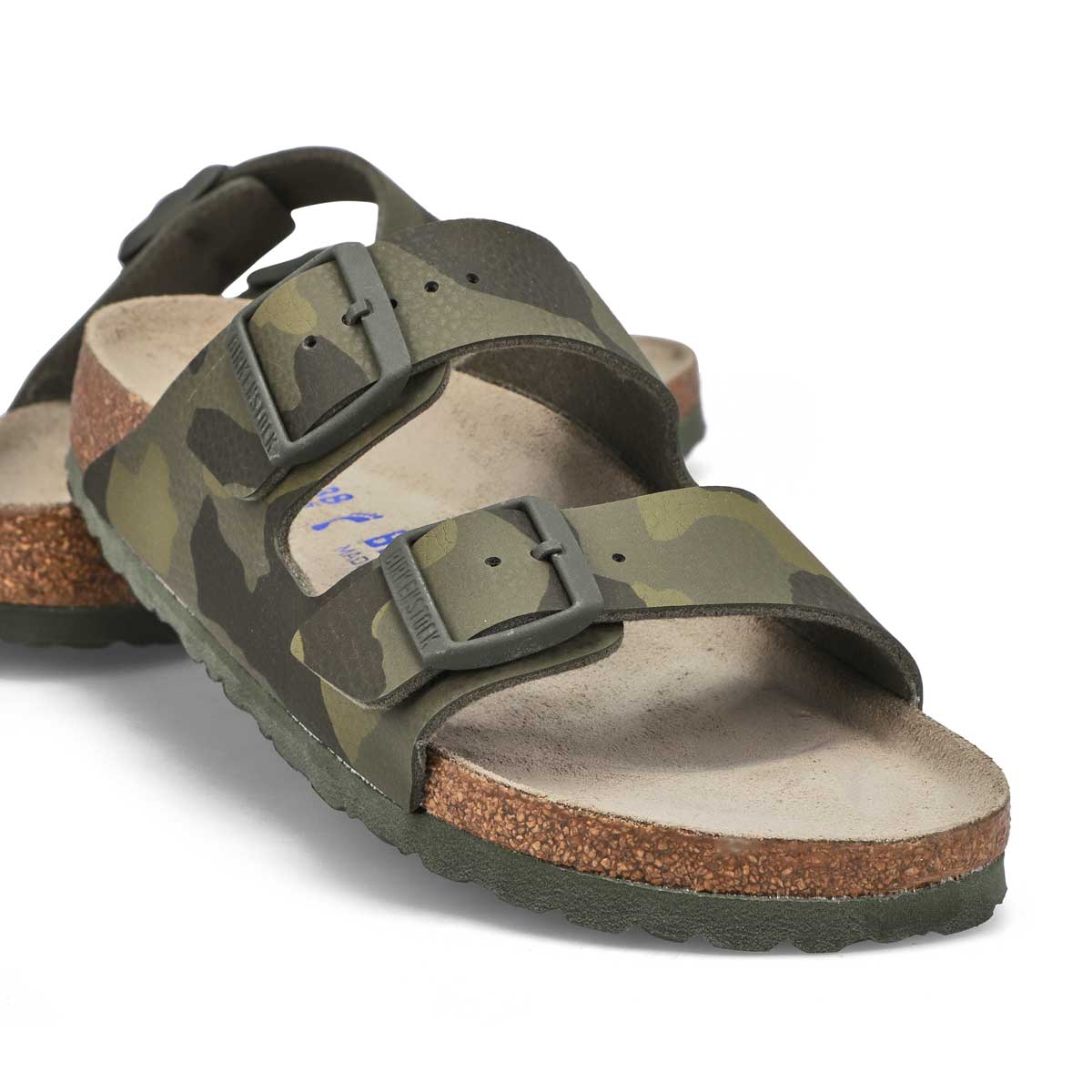 Women's Arizona Birko-Flor Narrow Sandal - Khaki Camo