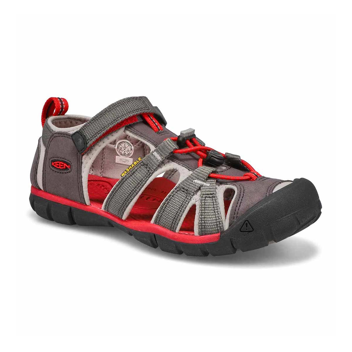 Sandales SEACAMP II CNX gris/rouge, garçons